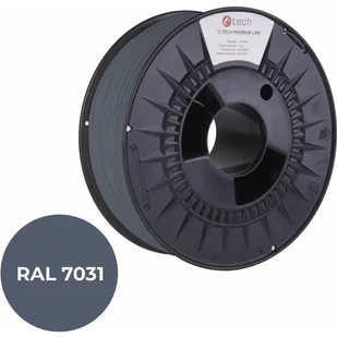 Filament do drukarki 3D C-TECH PREMIUM LINE, PETG, RAL7031, 1,75mm, 1kg, Blue grey - Filamenty i akcesoria do drukarek 3D - miniaturka - grafika 1