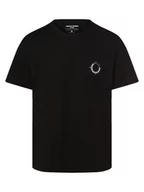 Koszulki męskie - Jack & Jones - T-shirt męski  JCOSea, czarny - miniaturka - grafika 1