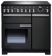 Kuchenki elektryczne - Kuchnia z płytą indukcyjną FALCON Professional Deluxe 90 Czarny Charcoal chrom - miniaturka - grafika 1