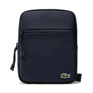 Saszetka Lacoste M Flat Crossover Bag NH3308LV Niebieski - Torby męskie - miniaturka - grafika 1