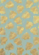 Opakowania i torebki na prezenty - Papier do pakowania Touch of Gold Turquoise - miniaturka - grafika 1