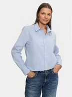 Koszule damskie - Guess Jeans Koszula W4YH68 WGCF1 Niebieski Regular Fit - miniaturka - grafika 1