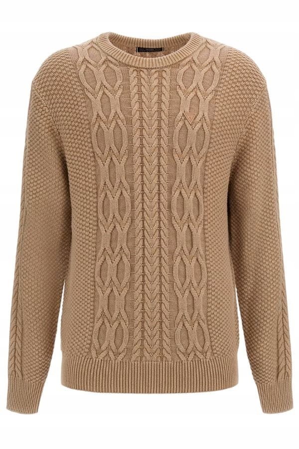 Sweter męski Guess M3BR21 Z2BB0 beżowy - XXL