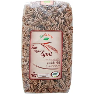 Bioavena, Makaron żytni pełnoziarnisty świderki Bio, 400 g - Makaron - miniaturka - grafika 1