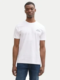 Tom Tailor Denim T-Shirt 1043491 Biały Regular Fit - Koszulki męskie - miniaturka - grafika 1