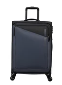 Walizki - Walizka średnia American Tourister Daring Dash EXP - black / grey - miniaturka - grafika 1
