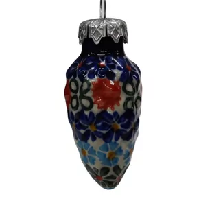 Ceramiczna bombka choinkowa Ceramika Bolesławiec - Bombki - miniaturka - grafika 1
