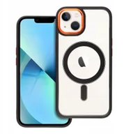 Etui i futerały do telefonów - Futerał COLOR EDGE MAG COVER kompatybilny z MagSafe do IPHONE 14 Pro czarno złoty - miniaturka - grafika 1