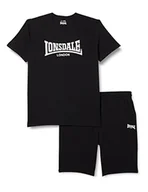 Koszulki męskie - Lonsdale Moy Męski t-shirt i szorty regularny krój - miniaturka - grafika 1
