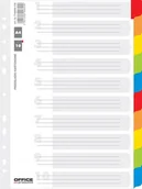 Przekładki do segregatorów - Office products Przekładki 10 kolorów - miniaturka - grafika 1