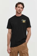 Koszulki męskie - G-Star Raw t-shirt bawełniany męski kolor czarny z nadrukiem - miniaturka - grafika 1