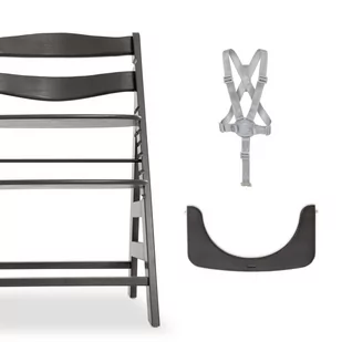 Hauck krzesełko dziecięce Alpha+ Select charcoal - Krzesełka do karmienia - miniaturka - grafika 1