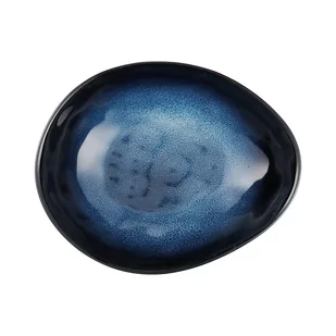 Talerz głęboki z kamionki 21 cm DARK NIGHT VILLA ITALIA - Talerze - miniaturka - grafika 1