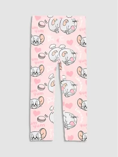 Coccodrillo Legginsy WC3122101LIG Różowy Slim Fit - Legginsy - miniaturka - grafika 1