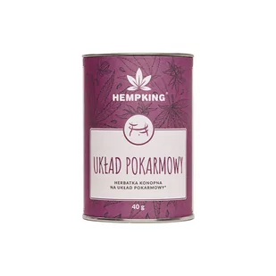 HempKing Herbata konopna na układ pokarmowy w tubie 40g - Herbata - miniaturka - grafika 1
