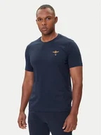 Koszulki męskie - Aeronautica Militare T-Shirt 252TS1580UJ00372 Granatowy Regular Fit - miniaturka - grafika 1