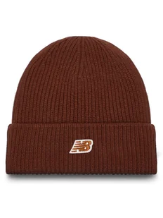 New Balance Czapka Winter Watchman Beanie Patch V3.0 LAH53008ROK Brązowy - Czapki damskie - miniaturka - grafika 1