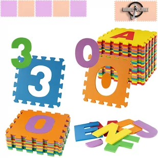 MATA PUZZLE EDUKACYJNE EVA DLA DZIECI ALFABET - Maty edukacyjne - miniaturka - grafika 3