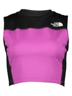 Koszulki i topy damskie - The North Face Top sportowy w kolorze fioletowo-żółtym - miniaturka - grafika 1