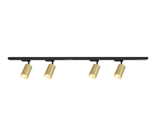 Reflektor do systemu szynowego PIPE 4xGU10/10W/230V złoty/czarny - Lampy sufitowe - miniaturka - grafika 1