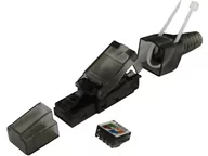 Kable miedziane - Wtyk RJ45 UTP kat.6A 10G POE+, beznarzędziowy na "gruby" drut 22-24 AWG ALANTEC - ALANTEC - miniaturka - grafika 1