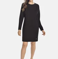 Sukienki i spódnice sportowe - Sukienka bawełniana z długim rękawem Paula czarna Czarny L - miniaturka - grafika 1