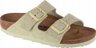 Klapki i japonki męskie - Birkenstock Birkenstock Arizona LEVE 1026831 Zielone 40 - miniaturka - grafika 1