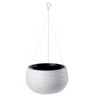 Misa doniczka wisząca 32 cm sahar DUNES biała - Donice - miniaturka - grafika 1