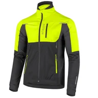 Kurtki męskie - Męska kurtka softshellowa Etape Strong 2.0 Rozmiar: XXXL / Kolor: czarny/żółty - miniaturka - grafika 1