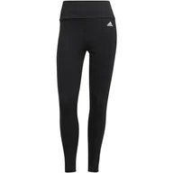 Legginsy - Legginsy damskie adidas DESIGNED TO MOVE 3-STRIPES HW 7/8 czarne GL4040-XL - miniaturka - grafika 1
