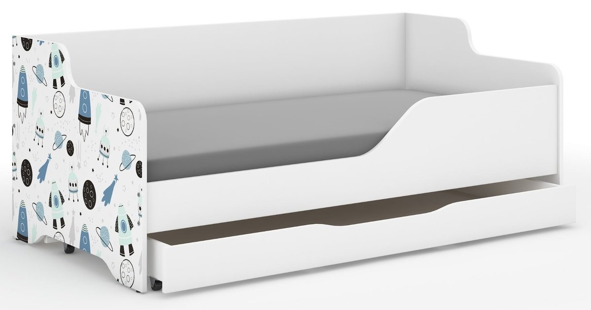 Łóżko dziecięce LILU 160x80 KOSMOS-boki