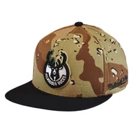 Czapki męskie - Czapka Mitchell & Ness NBA Choco Camo Snapback Milwaukee Bucks - miniaturka - grafika 1