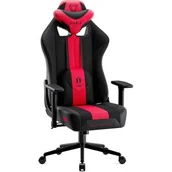 Fotele gamingowe - Fotel DIABLO CHAIRS X-Player 2.0 (S) Karmazynowo-antracytowy - miniaturka - grafika 1