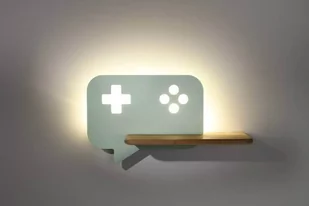 Candellux Lampa Console Kinkiet Ścienny 5W Led Iq Kids Miętowy 21-75680 - Lampy ścienne - miniaturka - grafika 1