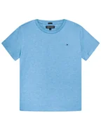 Koszulki dla chłopców - Tommy Hilfiger T-Shirt Basic Cn Knit S KB0KB04140 D Niebieski Regular Fit - miniaturka - grafika 1