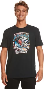 t-shirt męski QUIKSILVER THE LAND DOWN UNDER TEE Anthracite - KVJ0 - Koszulki męskie - miniaturka - grafika 1