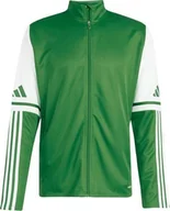 Bluzy męskie - Bluza męska adidas Squadra 25 Training zielono-biała JP3162 S - miniaturka - grafika 1