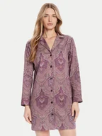 Piżamy damskie - LAUREN RALPH LAUREN Koszula nocna ILN32449 Fioletowy Regular Fit - miniaturka - grafika 1