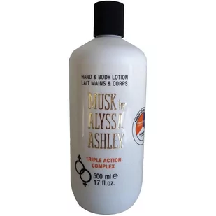 Alyssa Ashley Musk Femme/Women, polach triple Action balsam do ciała, 1er Pack (1 X 500 ML) 73705 - Balsamy i kremy do ciała - miniaturka - grafika 1