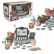 Zabawy w naśladowanie dorosłych - KASA FISKALNA DLA DZIECI WAGA KALKULATOR PIENIĄDZE - miniaturka - grafika 1