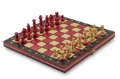 Gry planszowe - Szachy Szkolne, gra logiczna, Szachy Żurek, wiśniowe - miniaturka - grafika 1