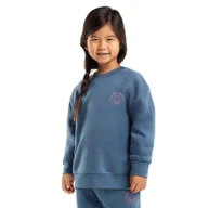 Odzież sportowa dziecięca - Dziewczęca bluza dresowa Lifestyle Siroko Glob-G - miniaturka - grafika 1
