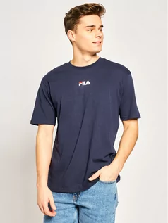 Koszulki męskie - Fila T-Shirt Bender 687484 Granatowy Regular Fit - grafika 1