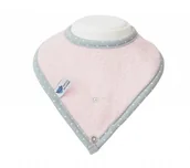 Śliniaki i fartuszki - LullaLove ŚLINIAK PINK z napem SupeRRO LU 348930 - miniaturka - grafika 1