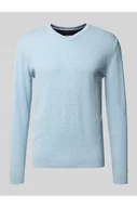 Swetry męskie - Sweter o kroju regular fit z czystej bawełny - Tom Tailor - miniaturka - grafika 1