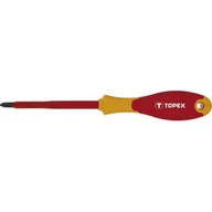 Śrubokręty - Topex wkrętak krzyżowy, izolowany, Ph0x60mm, 1000V, , 39D475 - miniaturka - grafika 1