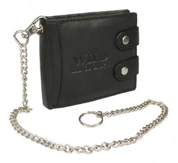 Portfel Męski WILD Skóra Naturalna Duży Poziomy Z Zapięciem Podwójnym I Łańcuszkiem WILD 5647 - Portfele Portfel Męski WILD Skóra Naturalna Duży Poziomy Z Zapięciem Podwójnym I Łańcuszkiem WILD 5647 - Portfele - miniaturka - grafika 1