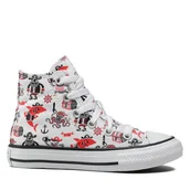 Buty dla chłopców - Trampki Converse Chuck Taylor All Star Pirate 372874C Biały - miniaturka - grafika 1