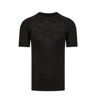 Koszulki sportowe męskie - X-BIONIC Koszulka do biegania z krótkim rękawem męska TWYCE RUN SHIRT SS black/charcoal - miniaturka - grafika 1