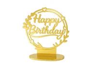 Dekoracje i nakrycia stołu na imprezę - Dekoracja stołu Happy Birthday - 1 szt. - miniaturka - grafika 1